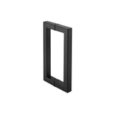 Isenberg By Flusso - 8'' Back-To-Back Square Shower Door Pull Handle - Matte Black