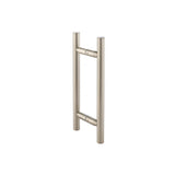 Isenberg By Flusso - 8'' Back-To-Back Shower Door Pull Handle - Brushed Nickel PVD