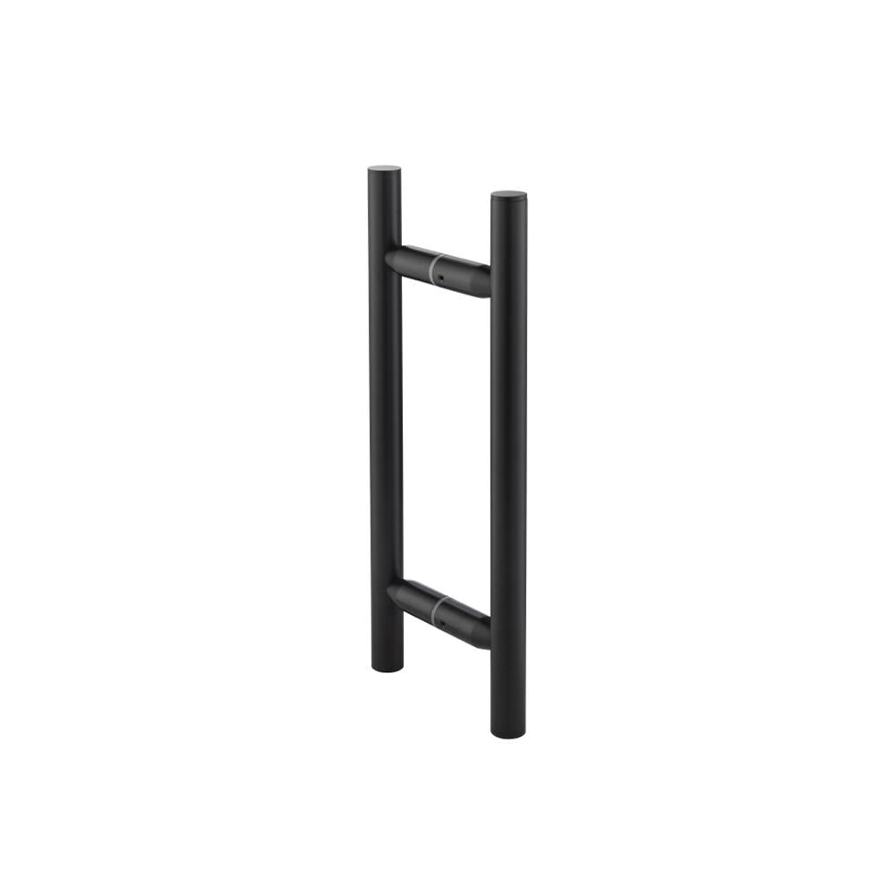 Isenberg By Flusso - 8'' Back-To-Back Shower Door Pull Handle - Matte Black