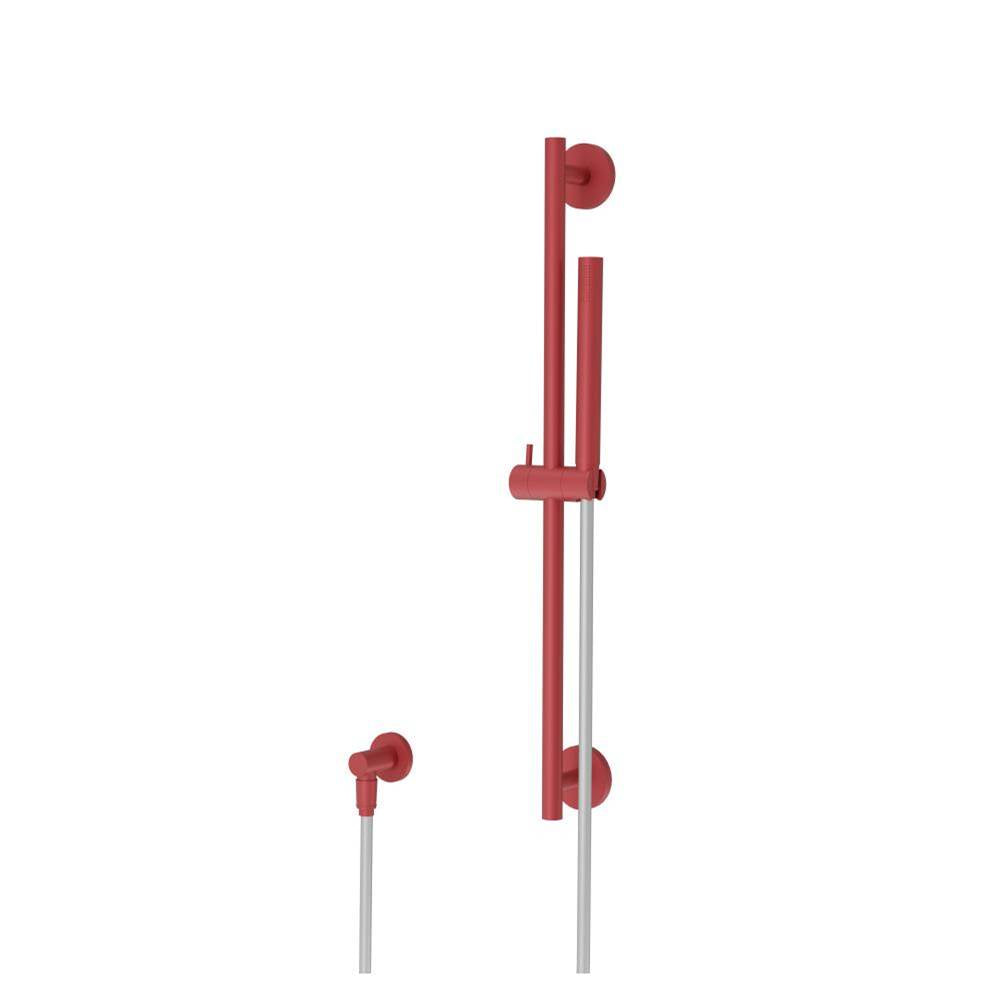 Isenberg By Flusso - Hand Shower Set with Slide Bar and Elbow - Deep Red