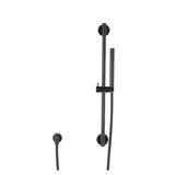 Isenberg By Flusso - Hand Shower Set with Slide Bar and Elbow - Matte Black