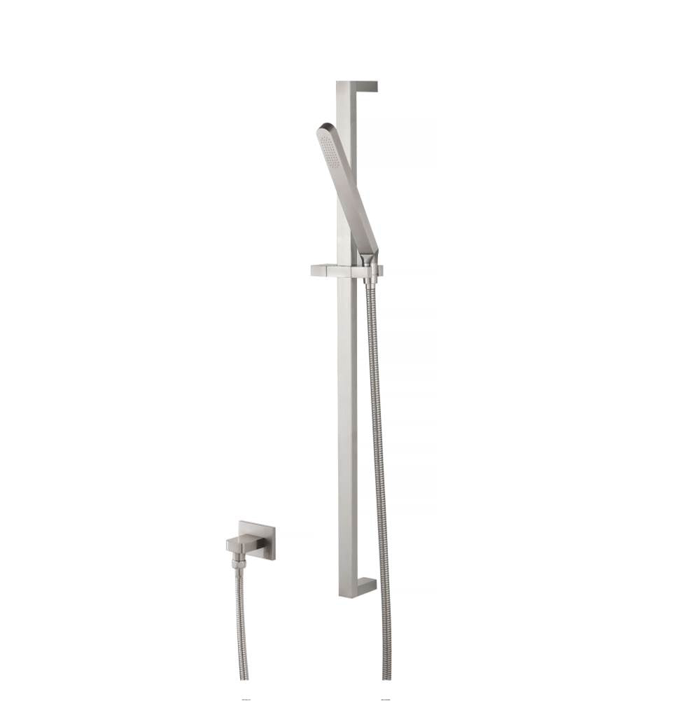 Isenberg By Flusso - Hand Shower Set with Slide Bar and Elbow - Brushed Nickel PVD