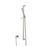 Isenberg By Flusso - Hand Shower Set with Slide Bar and Elbow - Brushed Nickel PVD