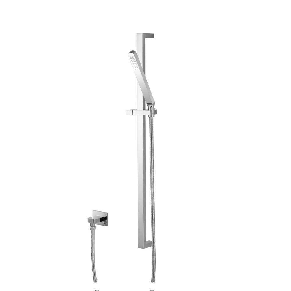 Isenberg By Flusso - Hand Shower Set with Slide Bar and Elbow - Satin Brass PVD