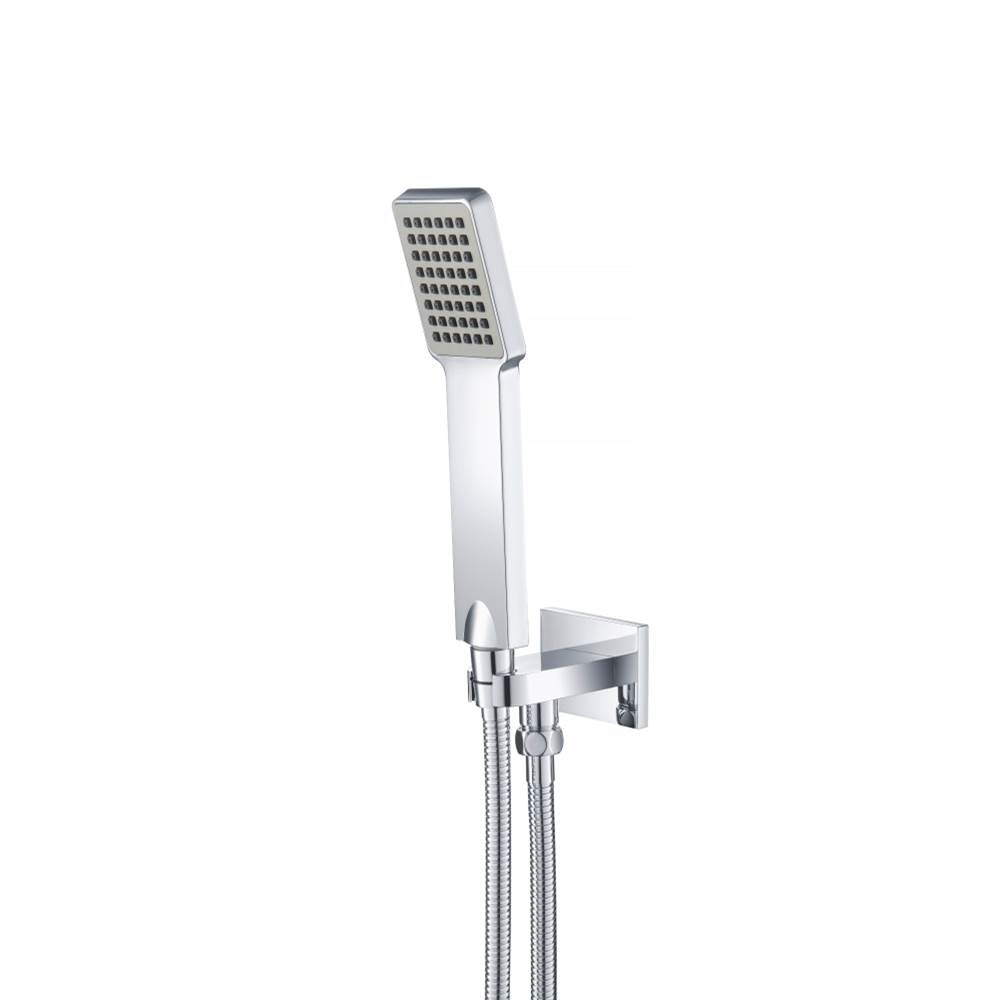 Isenberg By Flusso - Hand Shower Set with Holder and Elbow Combo - Matte Black