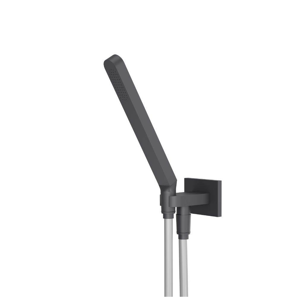 Isenberg By Flusso - Hand Shower Set with Holder and Elbow Combo - Dark Grey