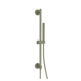 Isenberg By Flusso - Hand Shower Set with Slide Bar, Integrated Elbow & Hose - Army Green