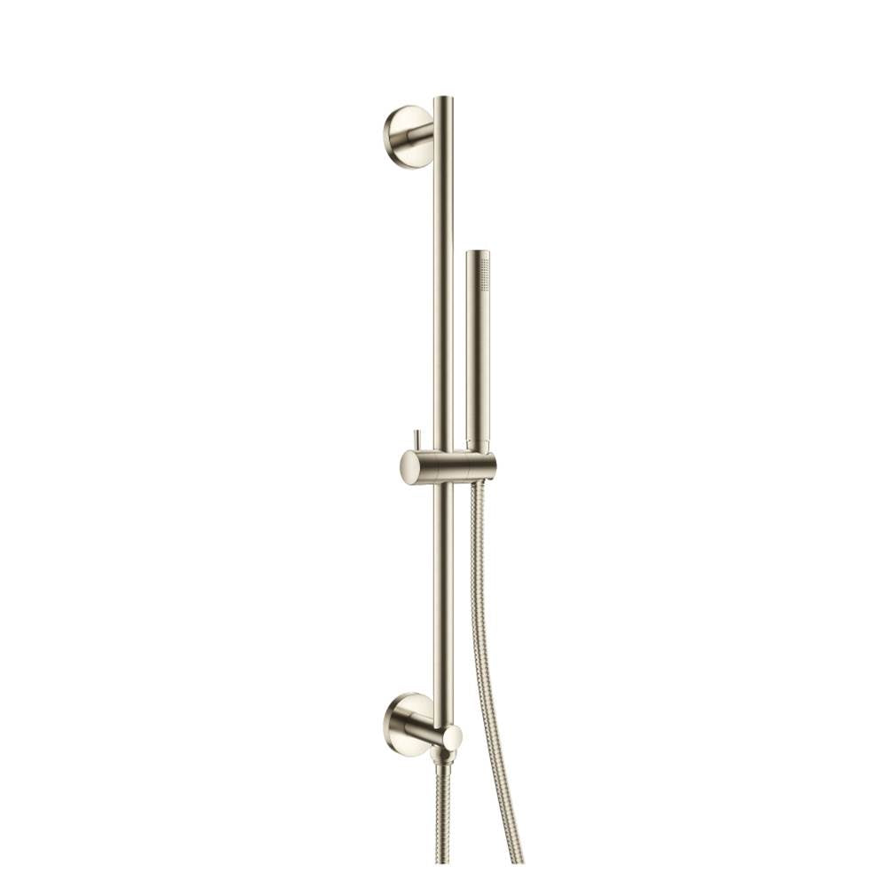 Isenberg By Flusso - Hand Shower Set with Slide Bar, Integrated Elbow & Hose - Brushed Nickel PVD