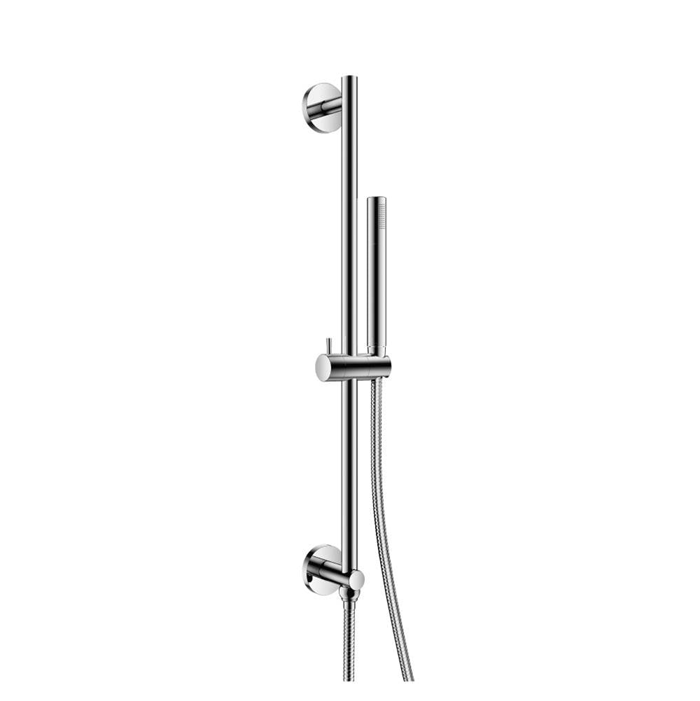 Isenberg By Flusso - Hand Shower Set with Slide Bar, Integrated Elbow & Hose - Polished Nickel PVD