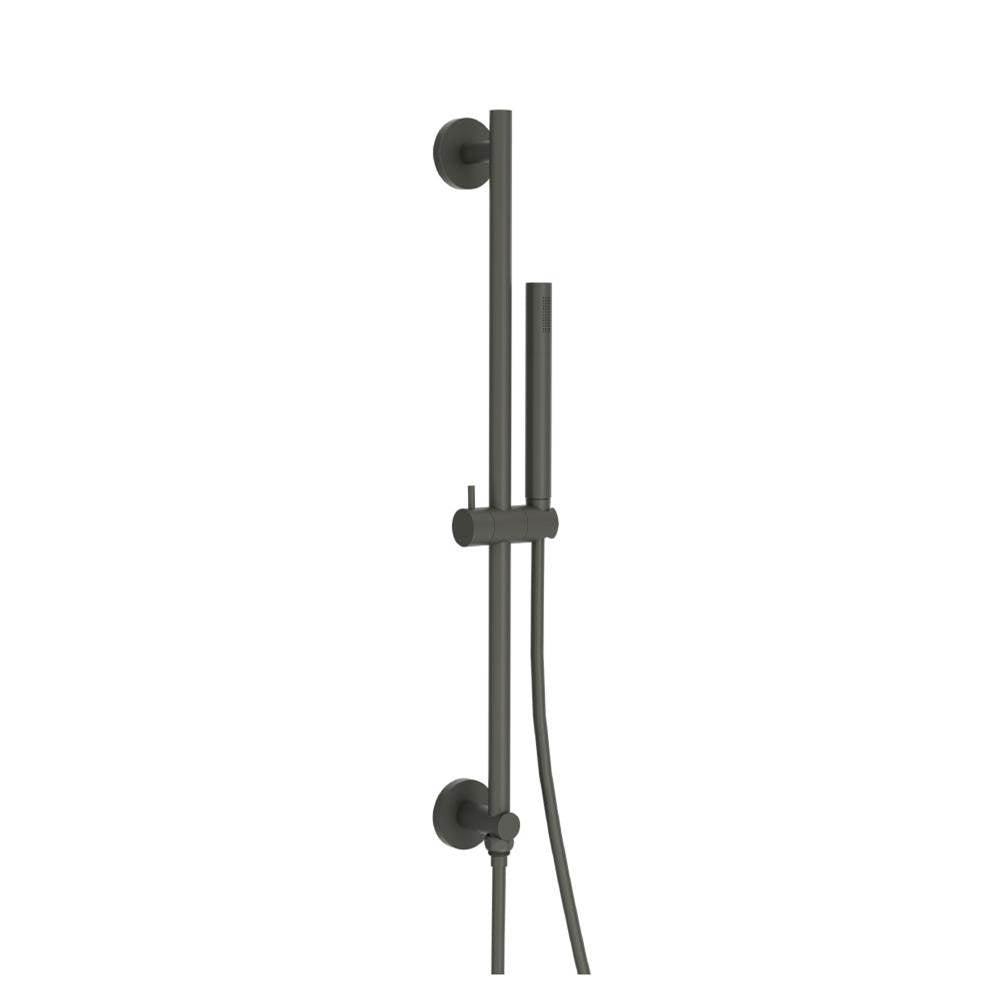 Isenberg By Flusso - Hand Shower Set with Slide Bar, Integrated Elbow & Hose - Dark Green