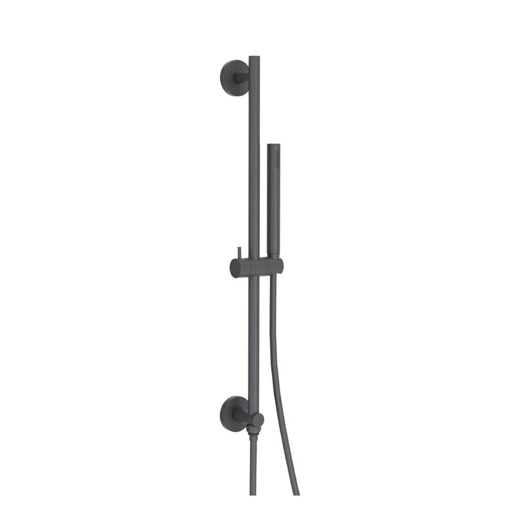 Isenberg By Flusso - Hand Shower Set with Slide Bar, Integrated Elbow & Hose - Rock Grey