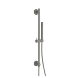 Isenberg By Flusso - Hand Shower Set with Slide Bar, Integrated Elbow & Hose - Steel Grey