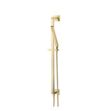 Isenberg By Flusso - Hand Shower Set with Slide Bar, Integrated Elbow & Hose - Satin Brass PVD