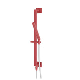 Isenberg By Flusso - Hand Shower Set with Slide Bar, Integrated Elbow & Hose - Deep Red