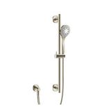 Isenberg By Flusso - Hand Shower Set with Slide Bar and Elbow - Brushed Nickel PVD