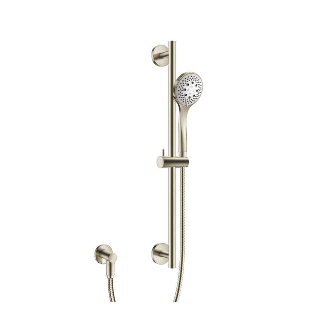 Isenberg By Flusso - Hand Shower Set with Slide Bar and Elbow - Brushed Nickel PVD