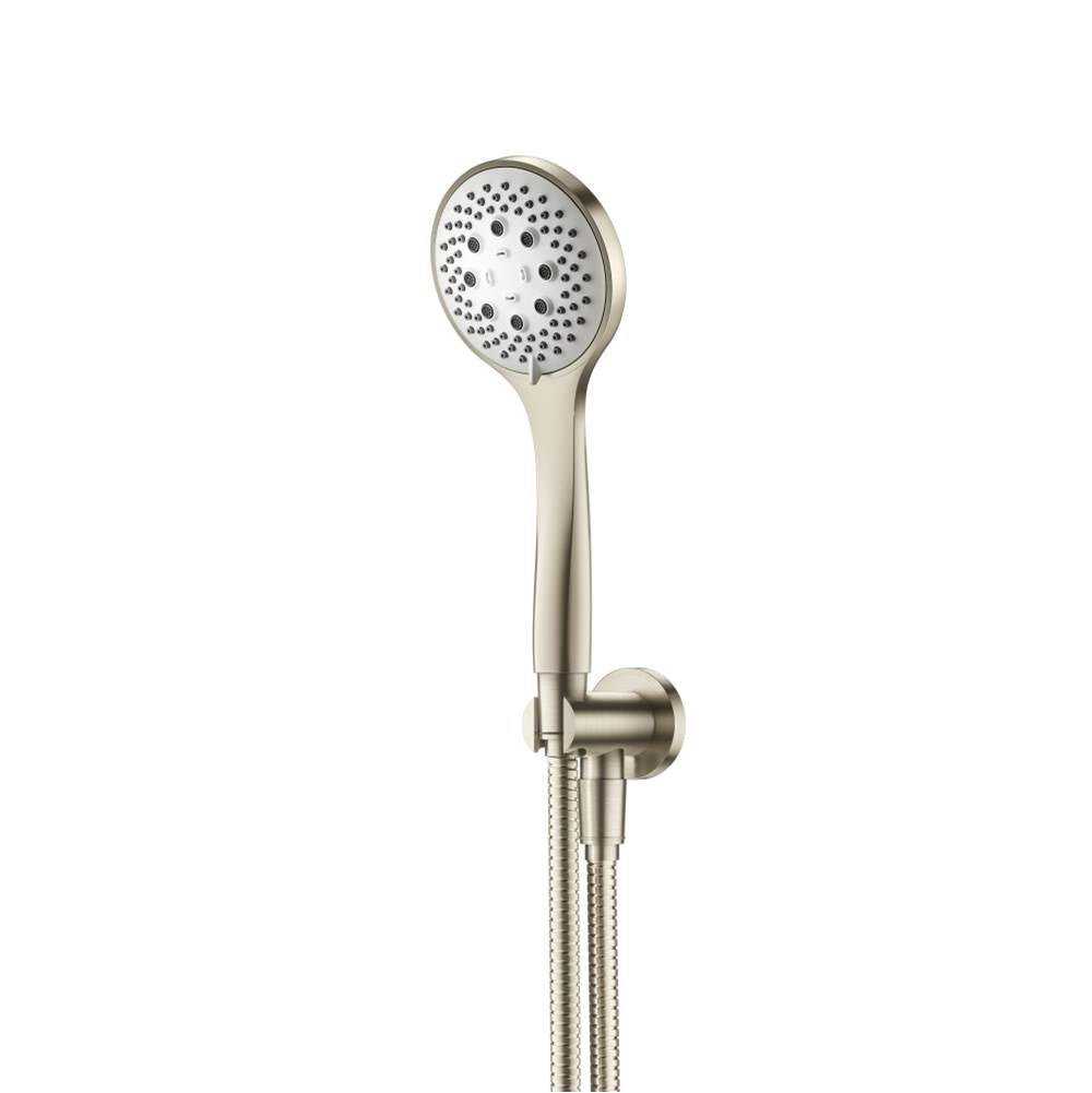 Isenberg By Flusso - Hand Shower Set with Holder and Elbow Combo - Brushed Nickel PVD