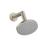 Isenberg By Flusso - 5'' Single Function Showerhead with 7'' Arm - Brushed Nickel PVD