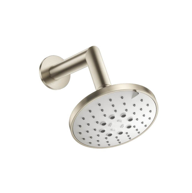 Isenberg By Flusso - 5'' Multi Function Showerhead with 7'' Arm - Brushed Nickel PVD