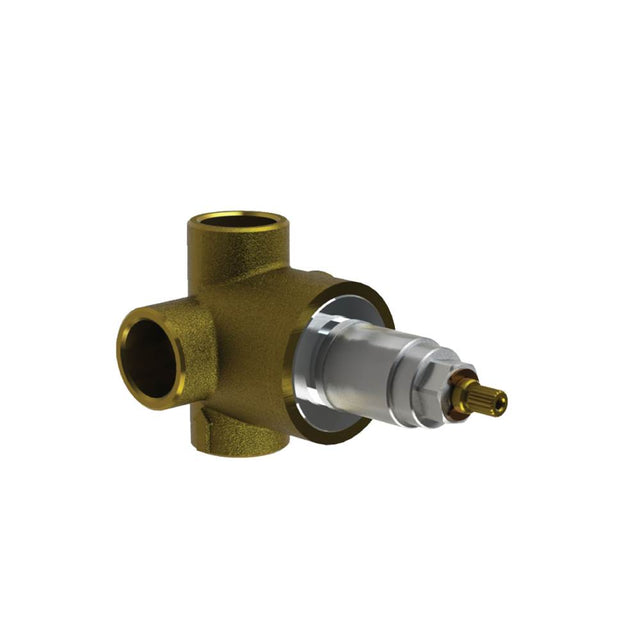 Isenberg By Flusso - 3/4'' 3-Way Diverter - Rough Brass
