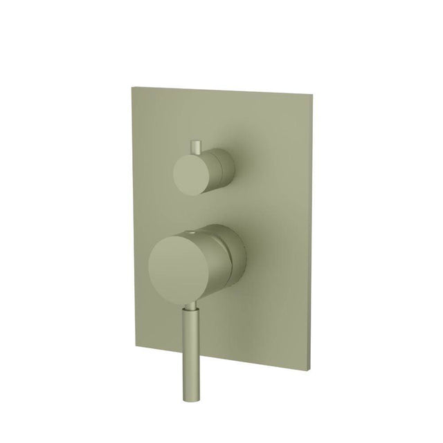 Isenberg By Flusso - Tub / Shower Trim With Pressure Balance Valve - 2-Output - Army Green