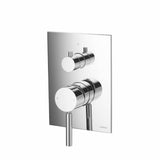 Isenberg By Flusso - Tub / Shower Trim With Pressure Balance Valve - 2-Output - Matte Black