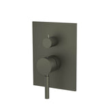 Isenberg By Flusso - Tub / Shower Trim With Pressure Balance Valve - 2-Output - Dark Green