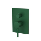 Isenberg By Flusso - Tub / Shower Trim With Pressure Balance Valve - 2-Output - Leaf Green