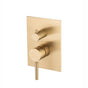 Isenberg By Flusso - Tub / Shower Trim With Pressure Balance Valve - 2-Output - Brushed Bronze Pvd
