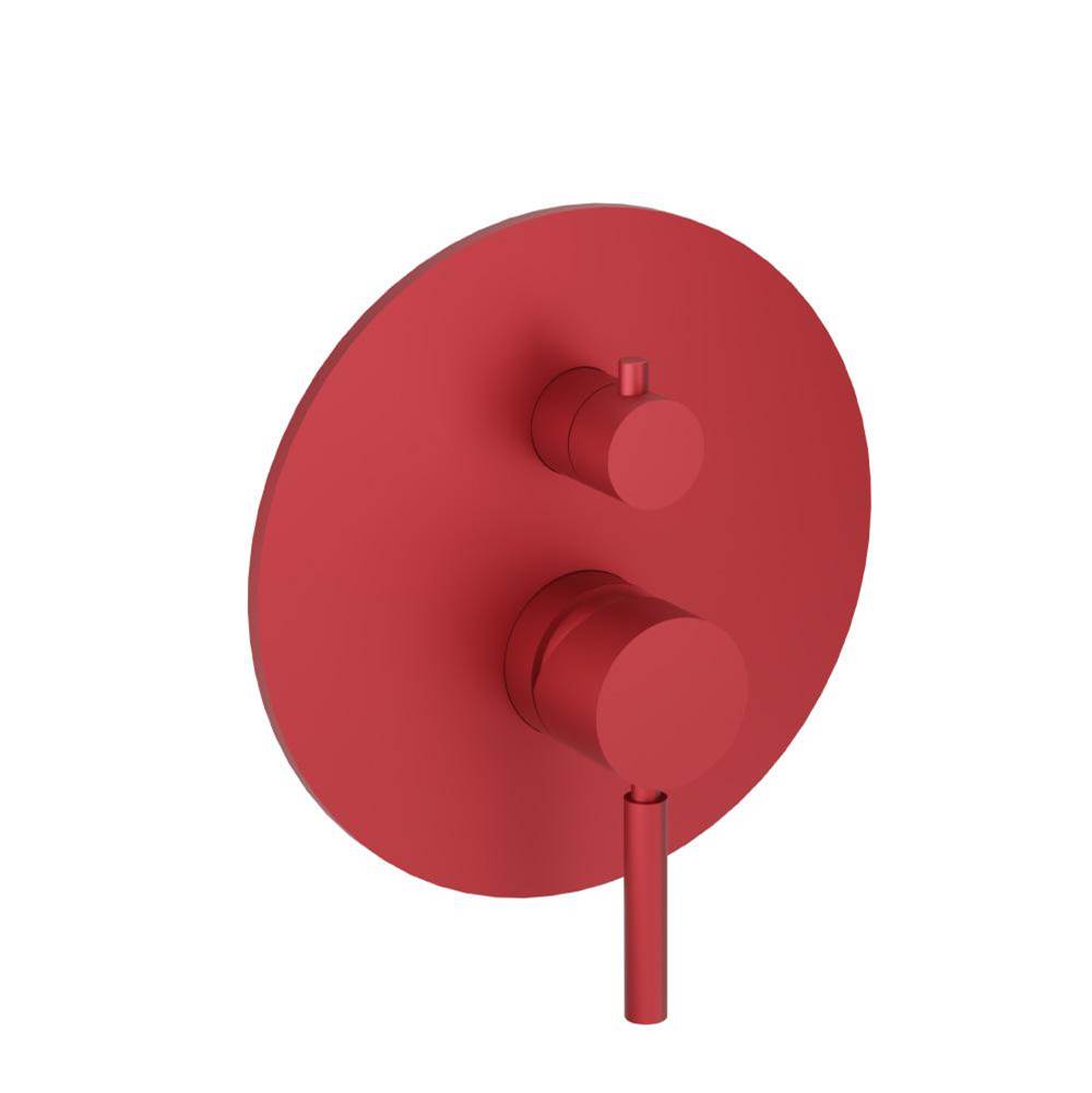 Isenberg By Flusso - Tub / Shower Trim With Pressure Balance Valve - 2-Output - Crimson