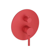 Isenberg By Flusso - Tub / Shower Trim With Pressure Balance Valve - 2-Output - Deep Red