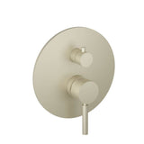 Isenberg By Flusso - Tub / Shower Trim With Pressure Balance Valve - 2-Output - Light Tan