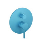 Isenberg By Flusso - Tub / Shower Trim With Pressure Balance Valve - 2-Output - Sky Blue