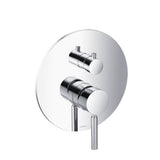 Isenberg By Flusso - Tub / Shower Trim With Pressure Balance Valve - 2-Output - Chrome
