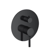 Isenberg By Flusso - Tub / Shower Trim With Pressure Balance Valve - 2-Output - Matte Black