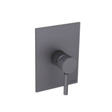 Isenberg By Flusso - Shower Trim With Pressure Balance Valve - Dark Grey