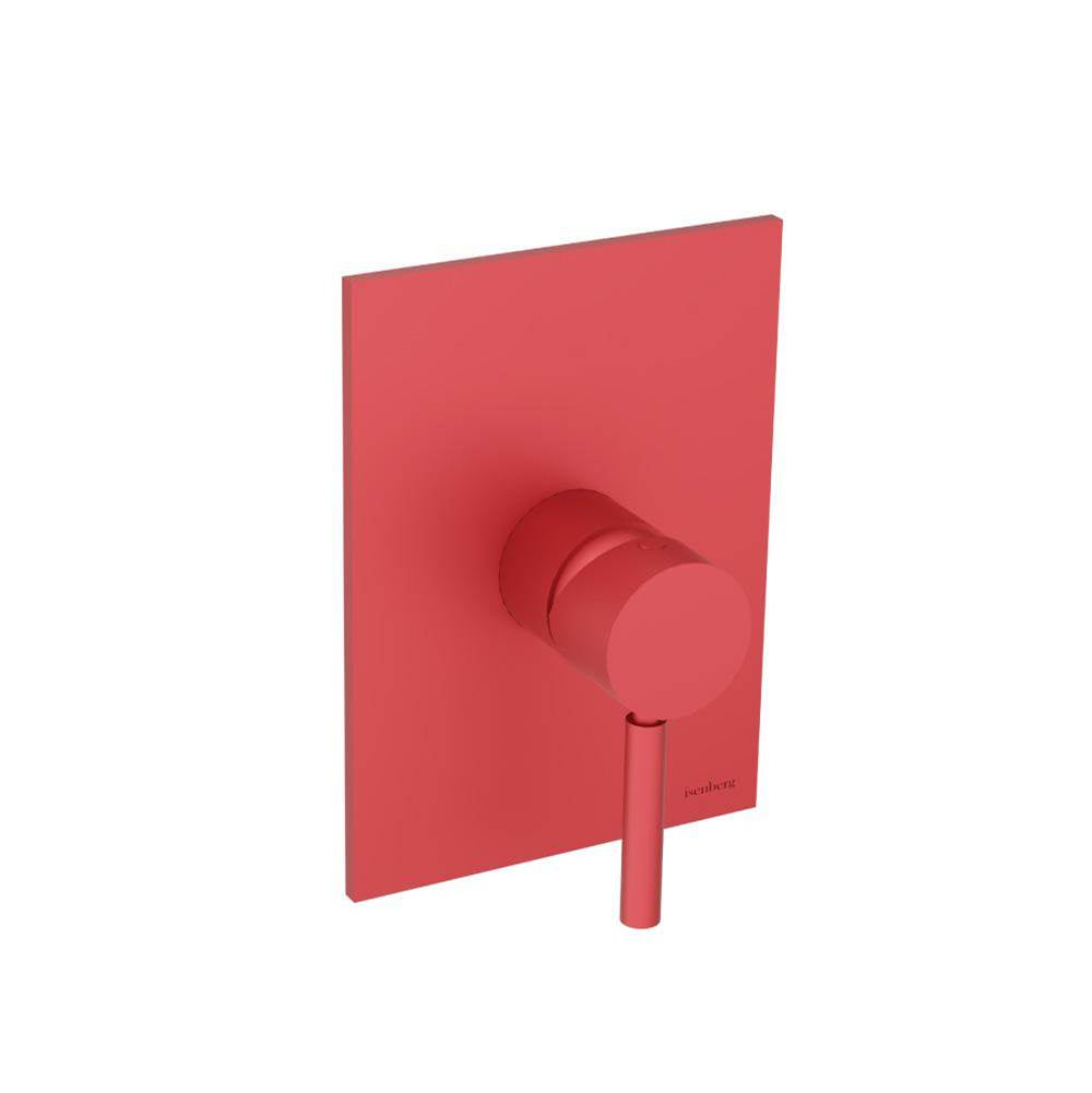 Isenberg By Flusso - Shower Trim With Pressure Balance Valve - Deep Red