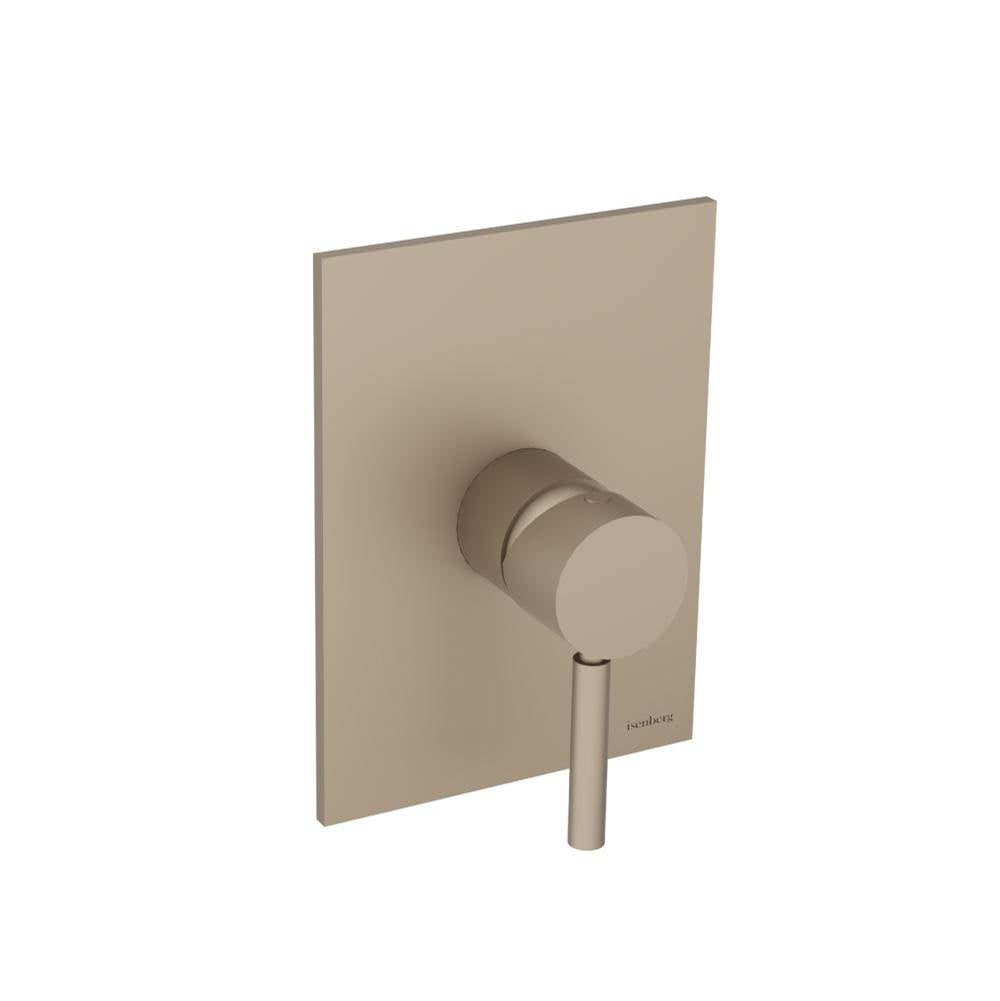 Isenberg By Flusso - Shower Trim With Pressure Balance Valve - Dark Tan
