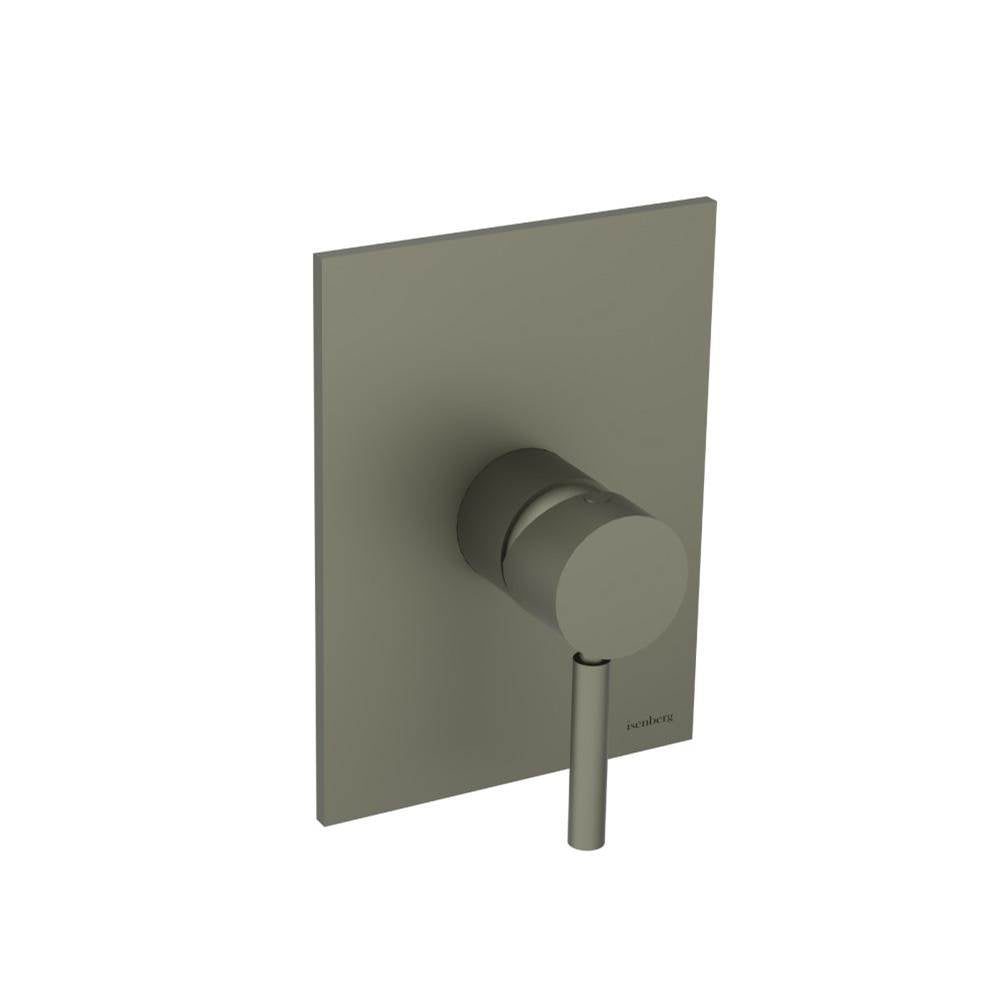 Isenberg By Flusso - Shower Trim With Pressure Balance Valve - Gun Metal Grey