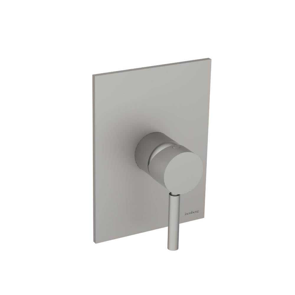 Isenberg By Flusso - Shower Trim With Pressure Balance Valve - Steel Grey