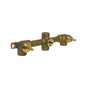 Isenberg By Flusso - 1/2'' Wall Mount Two Handle Valve - Rough Brass