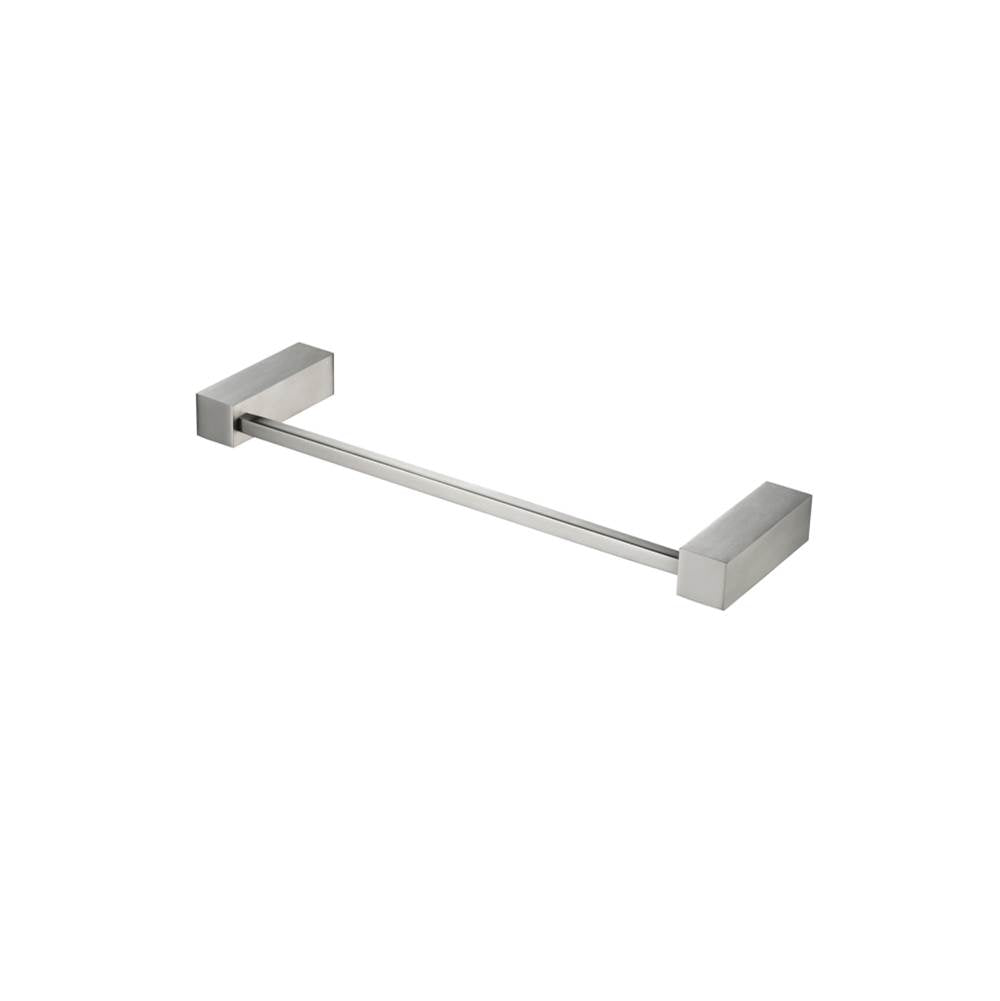 Isenberg By Flusso - Brass Towel Ring / Mini Towel Bar - 8'' - Brushed Nickel PVD