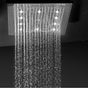 Jaclo - 12'' x 12'' QUADRATO Dream Light Rain Canopy - Polished Chrome