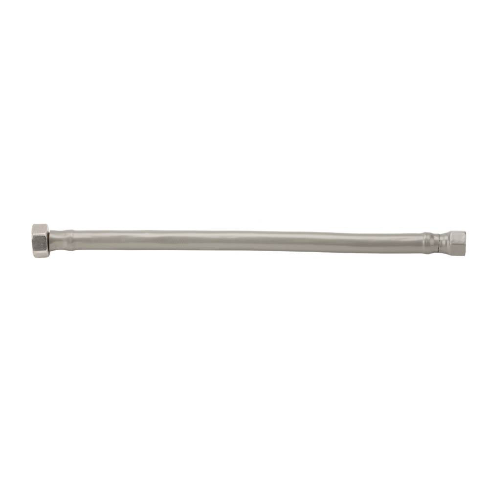 Jaclo - JACLOFLEXE GREY Decorative Cover Stainless Steel Flexible Braided 3/8'' O.D. x 1/2'' IPS - 36'' Faucet Supply Line with Metal Nut - Grey