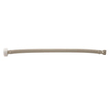 Jaclo - JACLOFLEXE GREY Decorative Cover Stainless Steel Flexible Braided 3/8'' O.D. x 7/8'' I.D.- 20'' Toilet Supply Line Plastic Nut - Grey