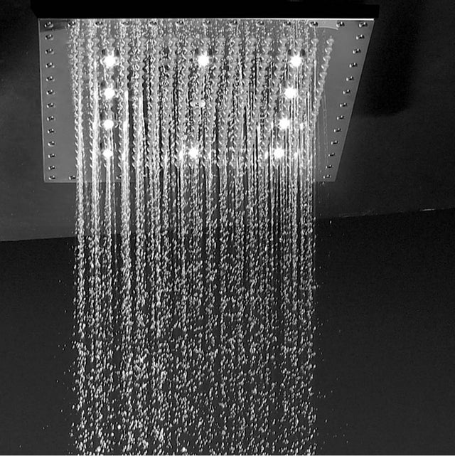 Jaclo - 16'' x 16'' QUADRATO Dream Light - Polished Chrome