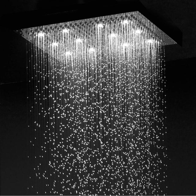 Jaclo - 16'' x 20'' Chromatherapy RETTANGO Dream Light - Polished Chrome