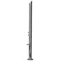 Jaclo - Aqua Adagio Outdoor Shower Column- Floor Install - Polished Stainless