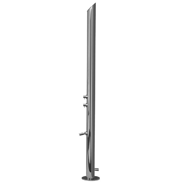 Jaclo - Aqua Adagio Outdoor Shower Column-Exposed - Polished Stainless