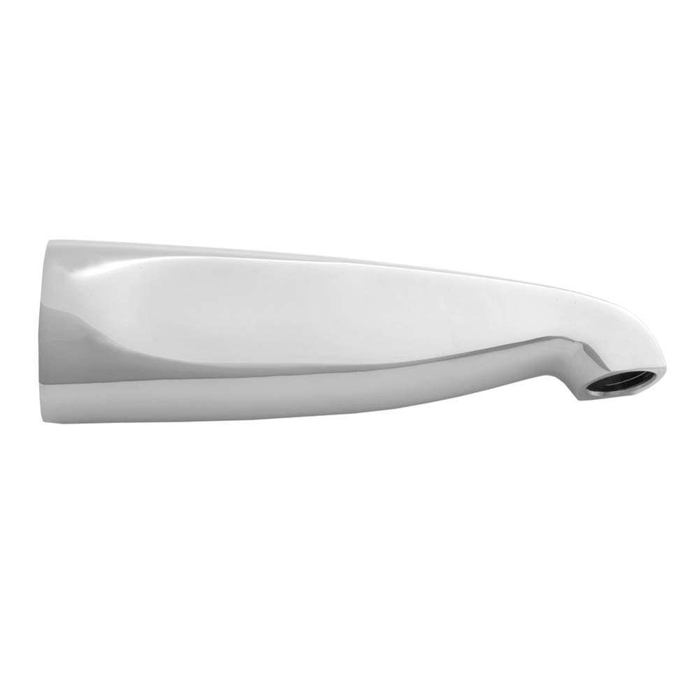 Jaclo - 8 1/2'' Reach Brass Over the Rim Tub Spout - White